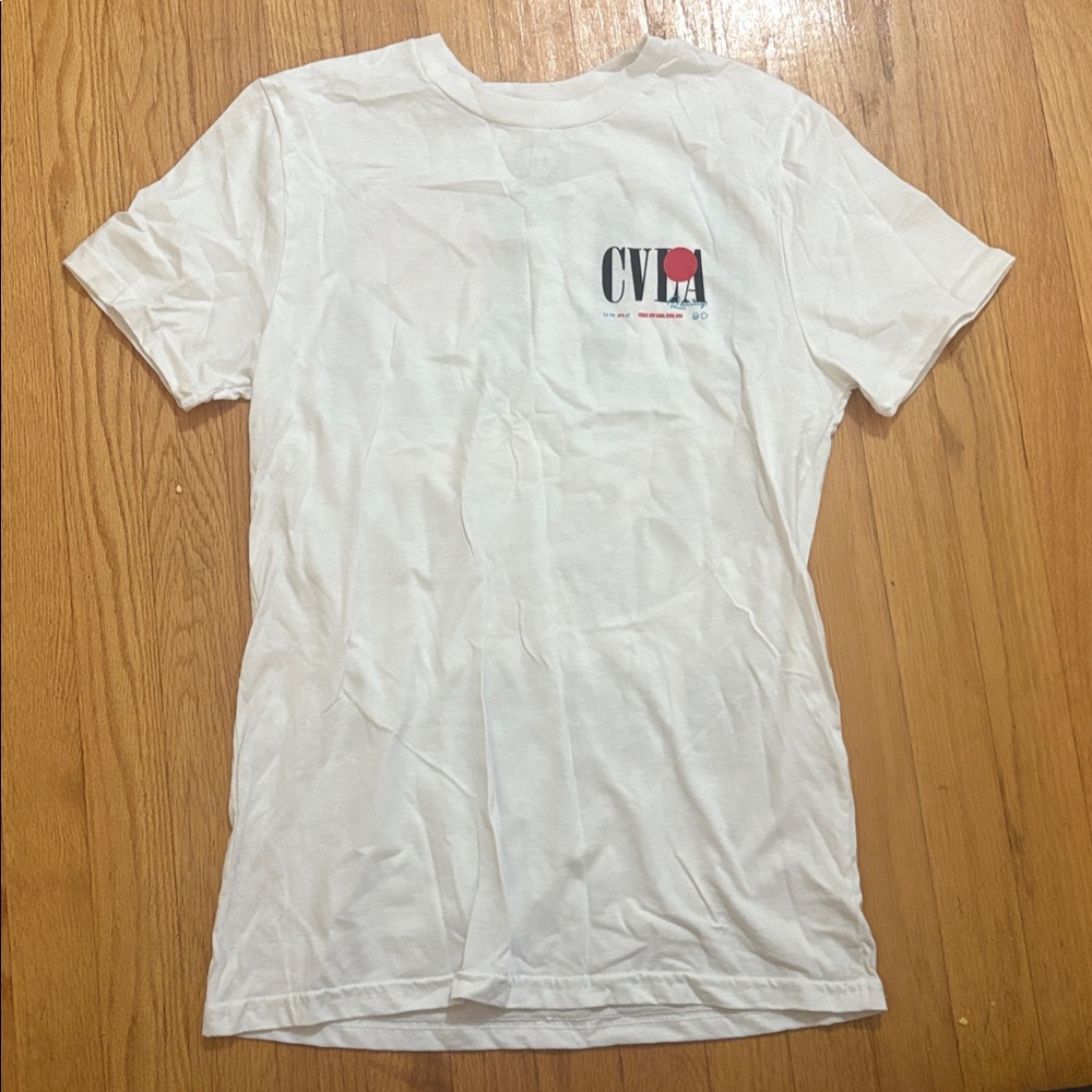 White Short Sleeve Men's Tee